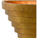 Wakefield 2 Light 17 inch New Gold Leaf Wall Sconce Wall Light, Bunny Williams Collection