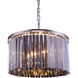 Sydney 8 Light 26 inch Polished Nickel Pendant Ceiling Light in Silver Shade, Urban Classic