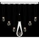 Aria 14 Light 60 inch White Pendant Ceiling Light