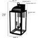 Beaufort 2 Light 22.25 inch Powder Coated Black Outdoor Wall Sconce