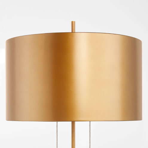 McArthur 31 inch 150.00 watt Black and Brass Table Lamp Portable Light
