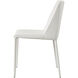 Nora White Dining Chair