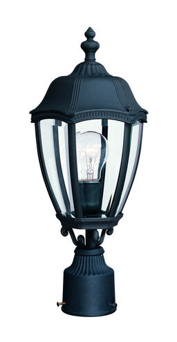 Roseville 1 Light 18 inch Black Exterior Post Lantern