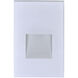 Brentwood 120V 3.00 watt White Outdoor Step Light