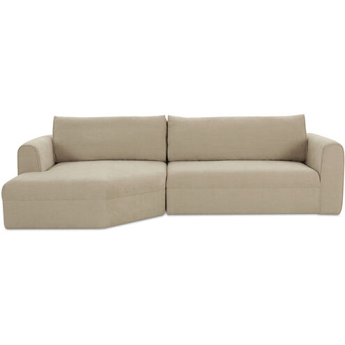 Madrid Beige Sectional, Left