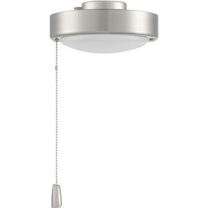 Universal LED Brushed Polished Nickel Fan Light Kit