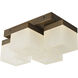 Cubic LED 9 inch Bronze Flush Mount Ceiling Light