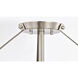 Rowen 4 Light 18.5 inch Brushed Nickel Semi Flush Mount Ceiling Light