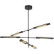 Astrid LED 41.63 inch Metal Shade/Urban Bronze Multi Pendant Ceiling Light