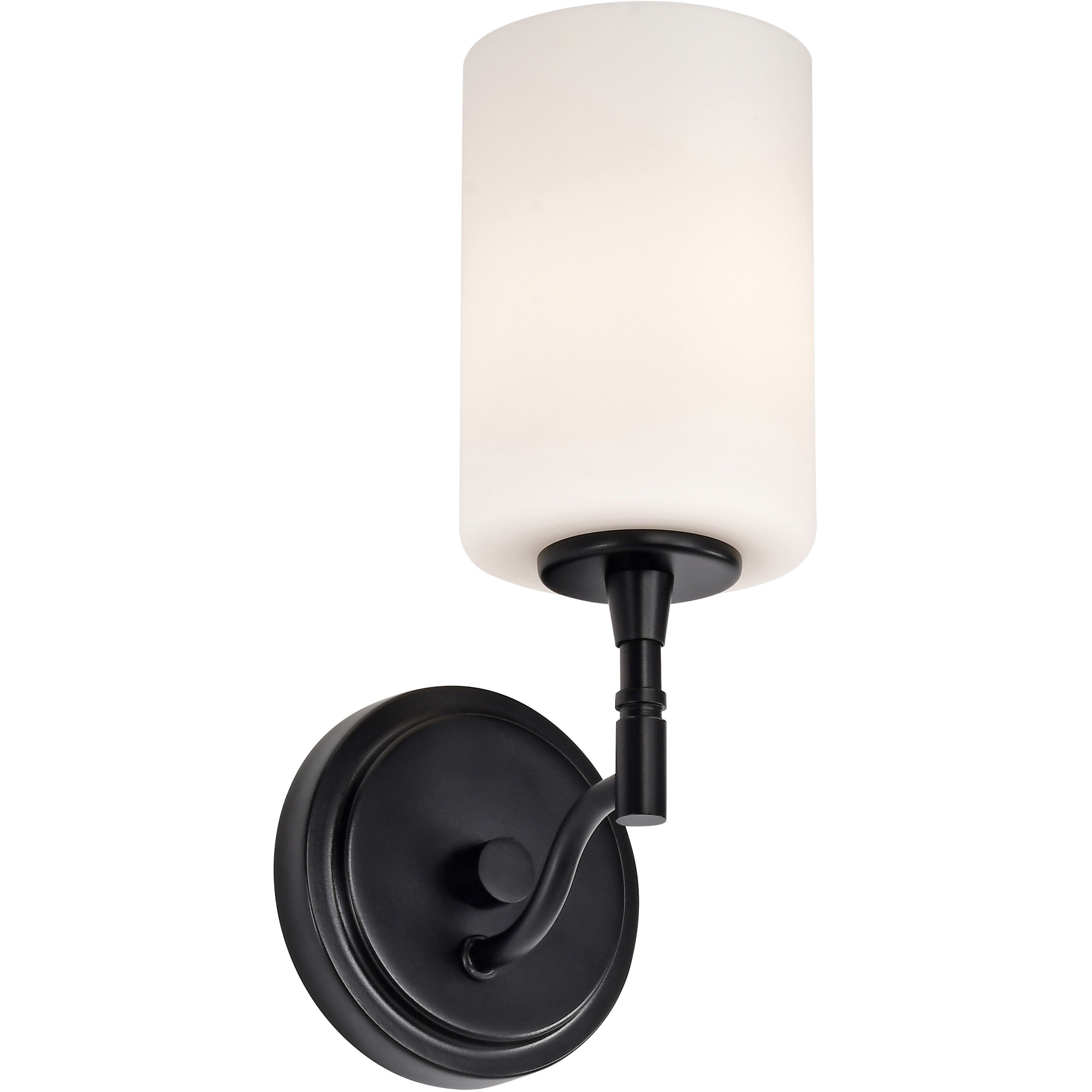 Liam 4.75 inch Matte Black Vanity Wall Light