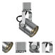 Ht System 1 Light Brushed Steel Track Head Ceiling Light