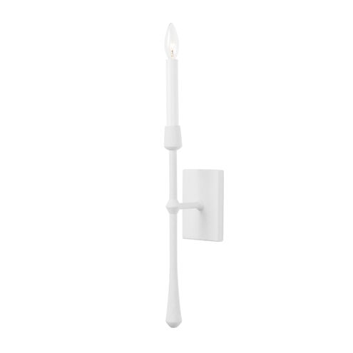 Hathaway 1 Light 4.25 inch White Plaster Wall Sconce Wall Light