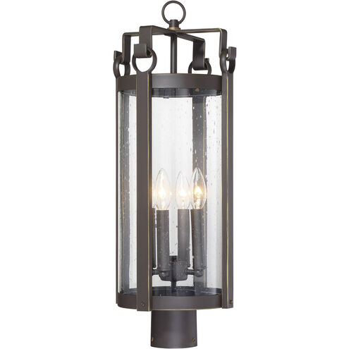 Somerset Lane 4 Light 27 inch Dakota Bronze Outdoor Post Mount Lantern, Great Outdoors