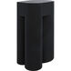 Blair 24 X 18 inch Matte Black Side Table