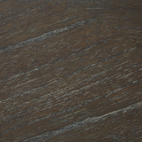 Kirsten Cerused White / Cerused Coal / Stained Brass Chest