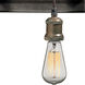 Cocalico 4 Light 26 inch Multi Tone Weathered Vanity Light Wall Light