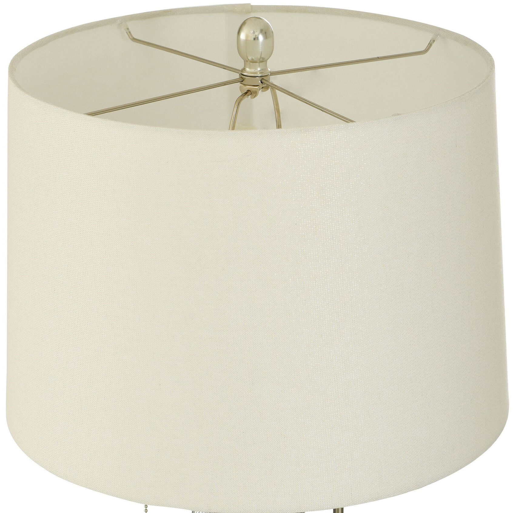 Lumi 36.5 inch 60 watt Silver Sateen and Polished Nickel Table Lamp Portable Light