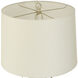 Lumi 36.5 inch 60 watt Silver Sateen and Polished Nickel Table Lamp Portable Light