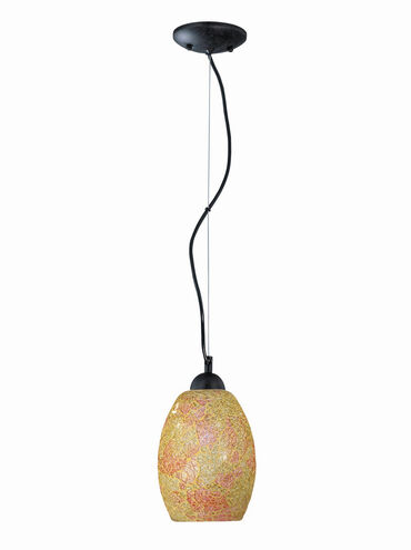 Crepitar 1 Light 7 inch Polished Steel Pendant Ceiling Light