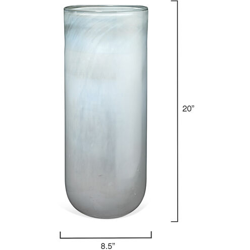Vapor 20 X 8.5 inch Vase in Metallic Opal