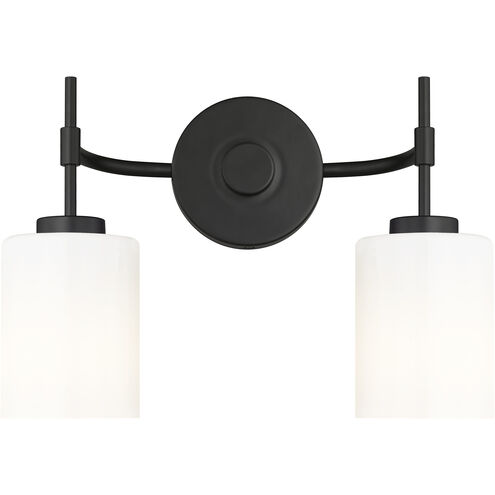 Keylee 2 Light 15.5 inch Matte Black Vanity Light Wall Light