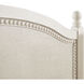 Caroline Cerused White Twin Bed