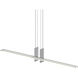 Fino Duo 2 Light 59.25 inch Chrome Pendant Ceiling Light