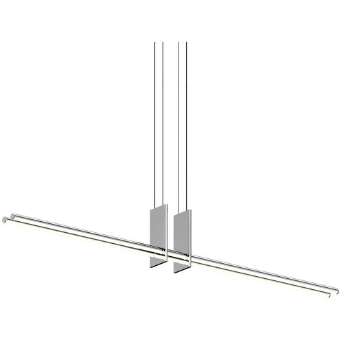 Fino Duo 2 Light 59.25 inch Chrome Pendant Ceiling Light