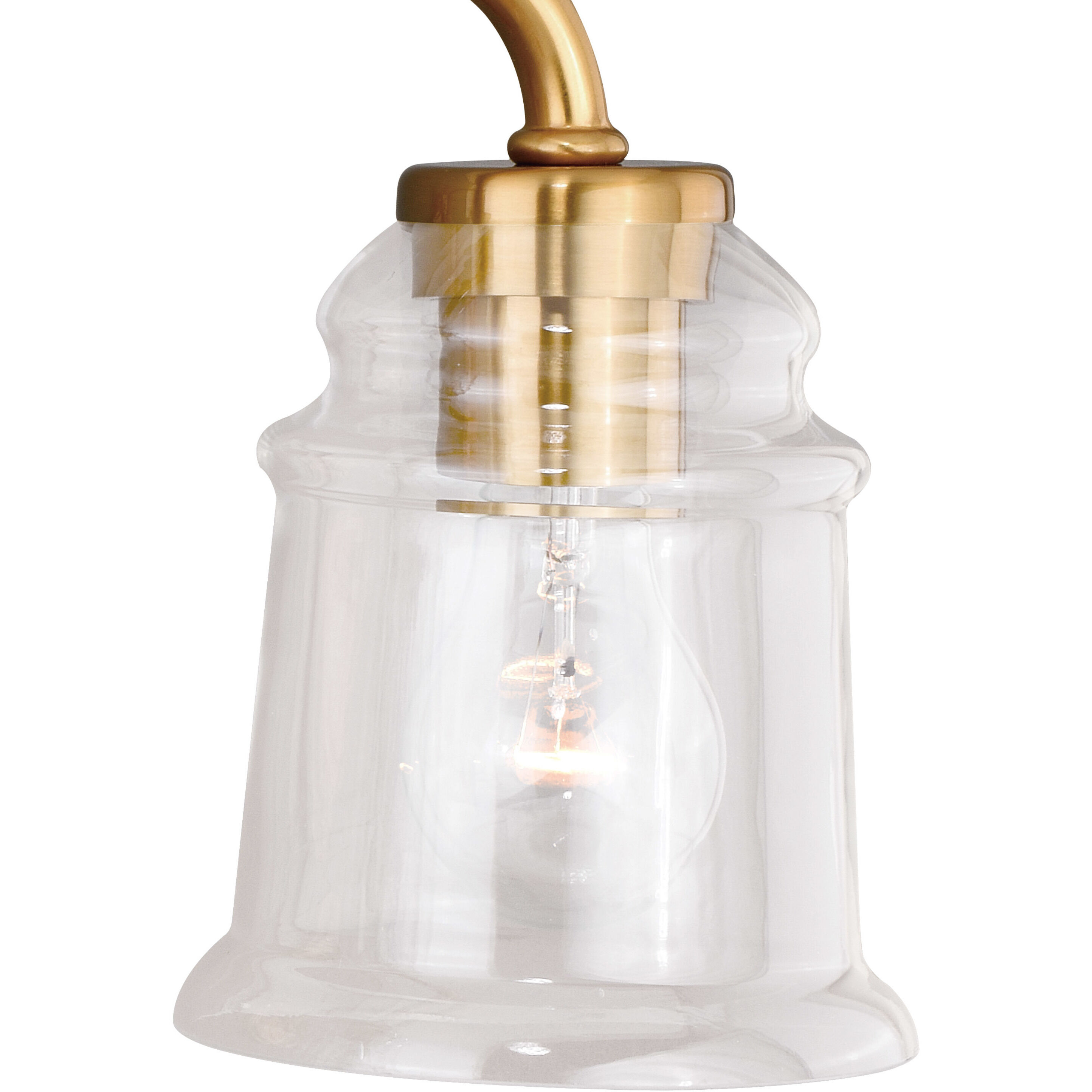 Toledo LED 22 inch Natural Brass Bathroom Light Wall Light