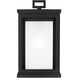 Roscoe 1 Light 13.5 inch Textured Black Outdoor Wall Lantern, Medium
