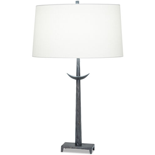 Roman 29 inch 150.00 watt Antique Black Table Lamp Portable Light