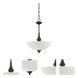 Patton 3 Light 16 inch Prairie Bronze Pendant Ceiling Light