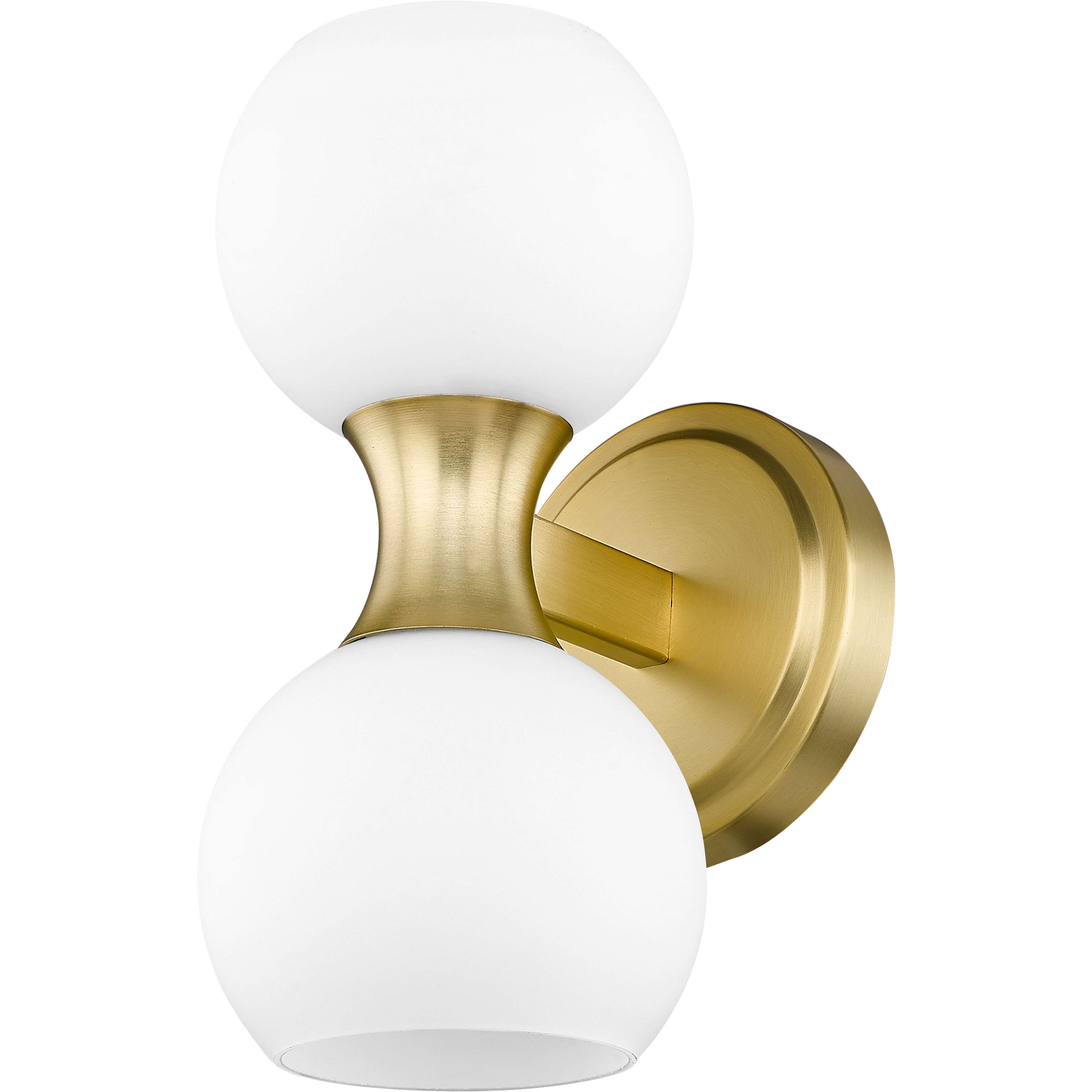 Artemis 2 Light 6.5 inch Modern Gold Wall Sconce Wall Light