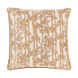 Biming 18 X 18 inch Tan/Ivory/Camel Pillow Kit, Square