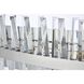 Serephina 8 Light 30 inch Chrome Bath Sconce Wall Light