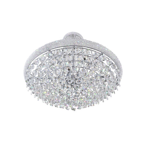 Kingdom 18 Light 30 inch Chrome Down Chandelier Ceiling Light