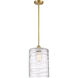Ballston Cobbleskill LED 9 inch Satin Gold Mini Pendant Ceiling Light