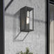 Gaffney 1 Light 11 inch Black with Brushed Nickel Finish Accents Outdoor ADA Medium Wall Lantern in Black with Brushed Nickel Accent, Medium