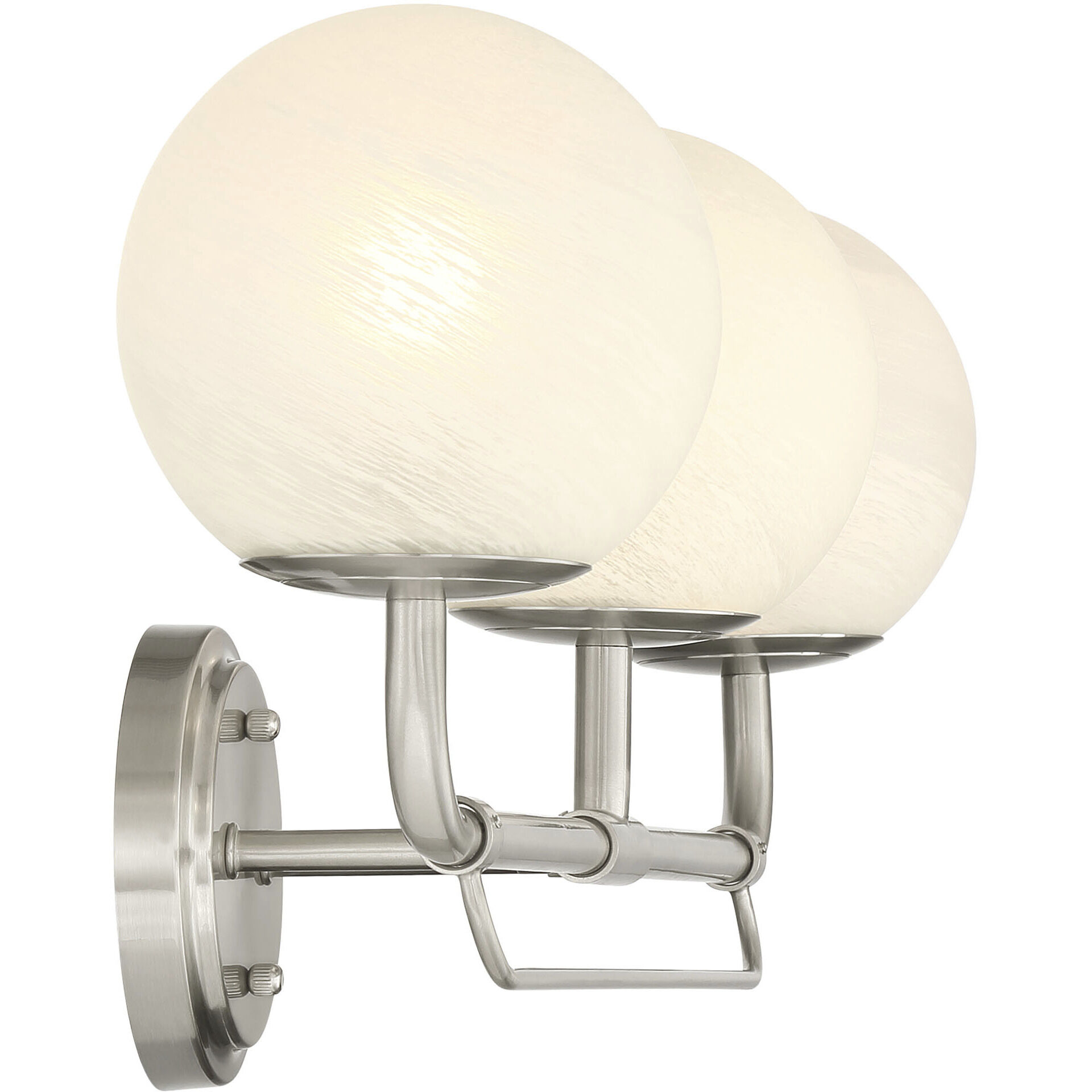 Whitehall 3 Light 28 inch Brushed Nickel Vanity Light Wall Light