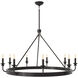 William 9 Light 48.75 inch Deep Patina Bronze Chandelier Ceiling Light