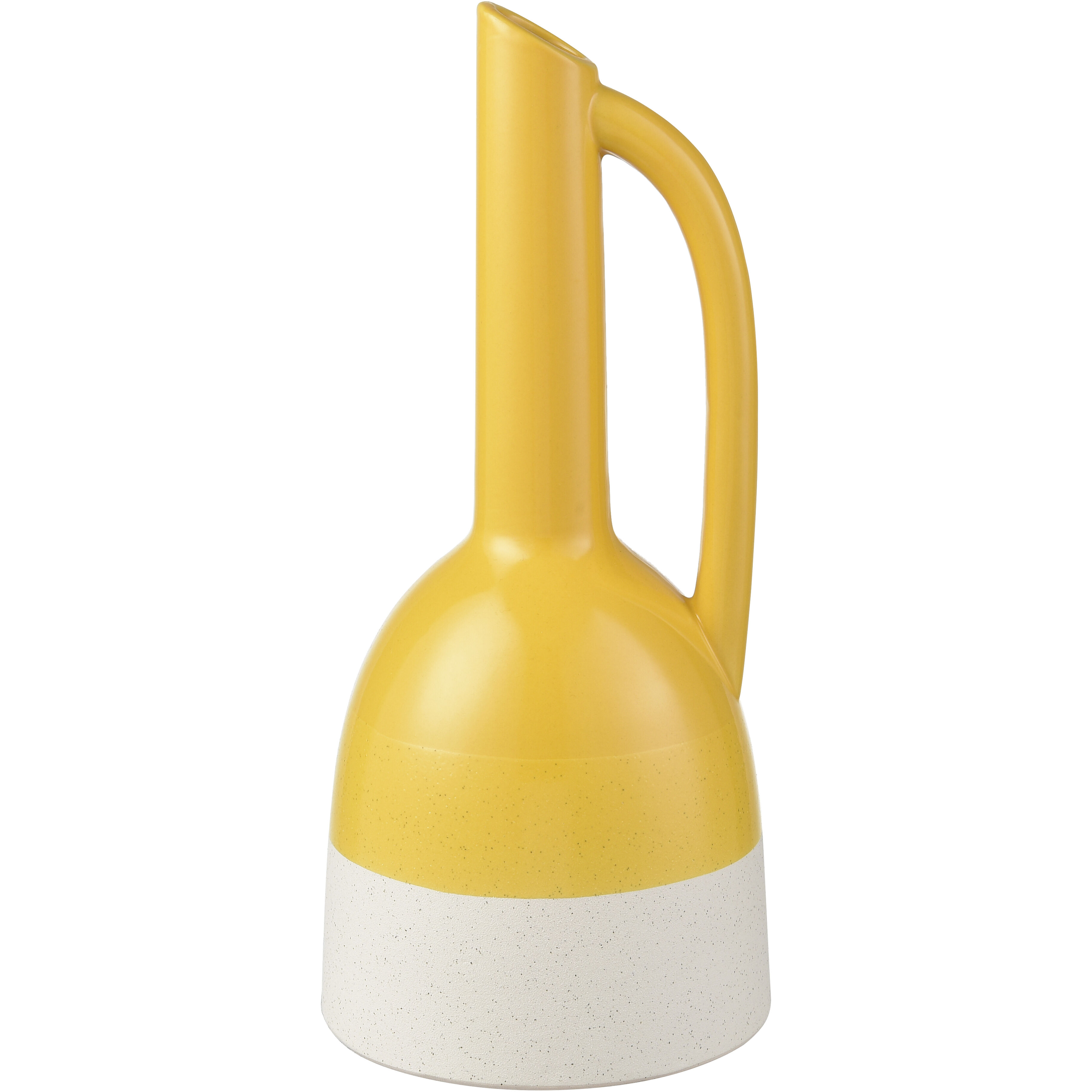 Marianne Yellow with Speckled White Bottle