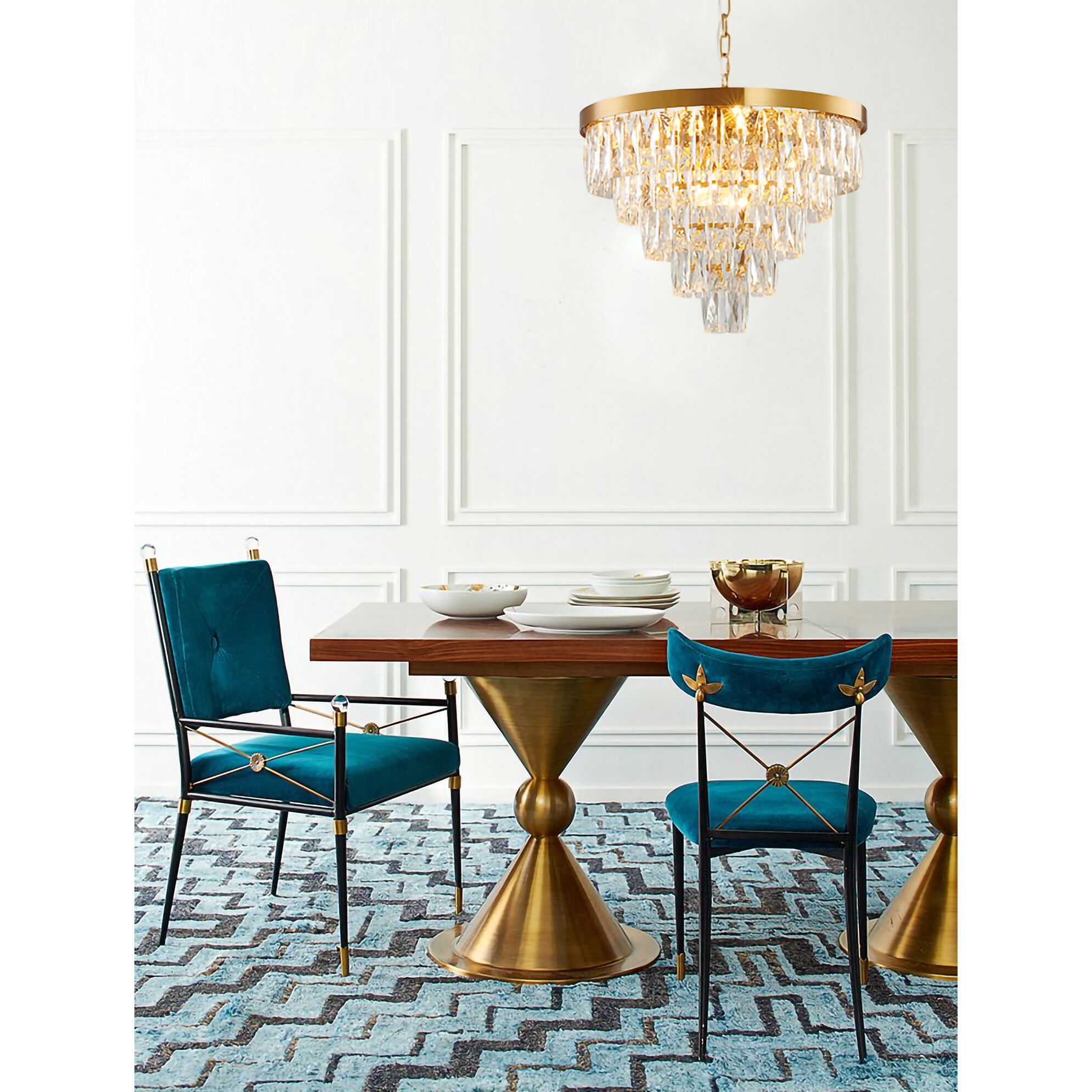 Canada 12 Light 19.7 inch Gold Chandelier Ceiling Light