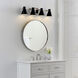Towner 4 Light 35.38 inch Brushed Nickel Wall Bath Fixture Wall Light