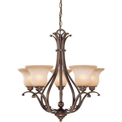 Monrovia LED 26 inch Royal Bronze Chandelier Ceiling Light