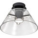 Edmond LED 13.63 inch Matte Black Semi Flush Mount Ceiling Light