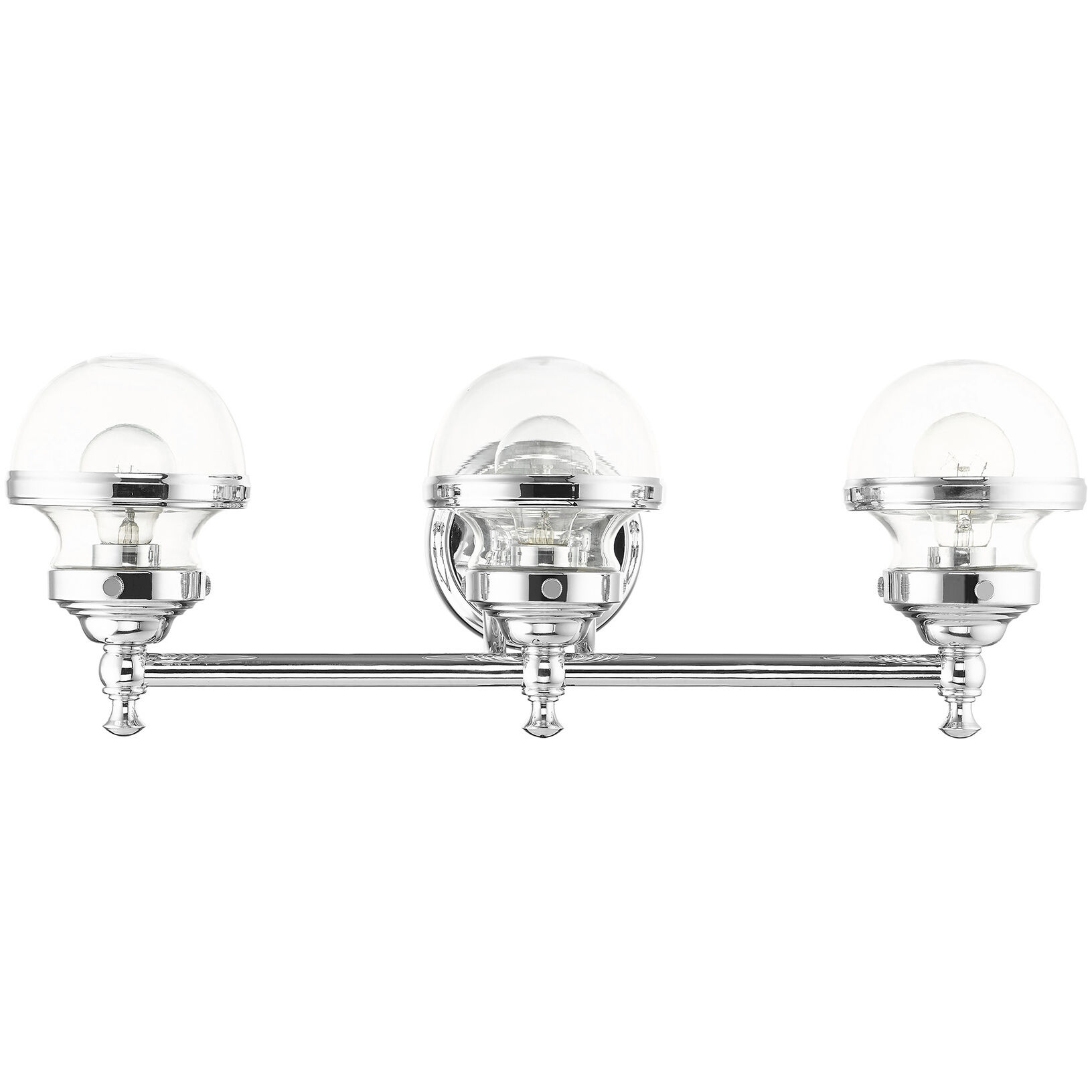Oldwick 3 Light 24 inch Polished Chrome Vanity Sconce Wall Light