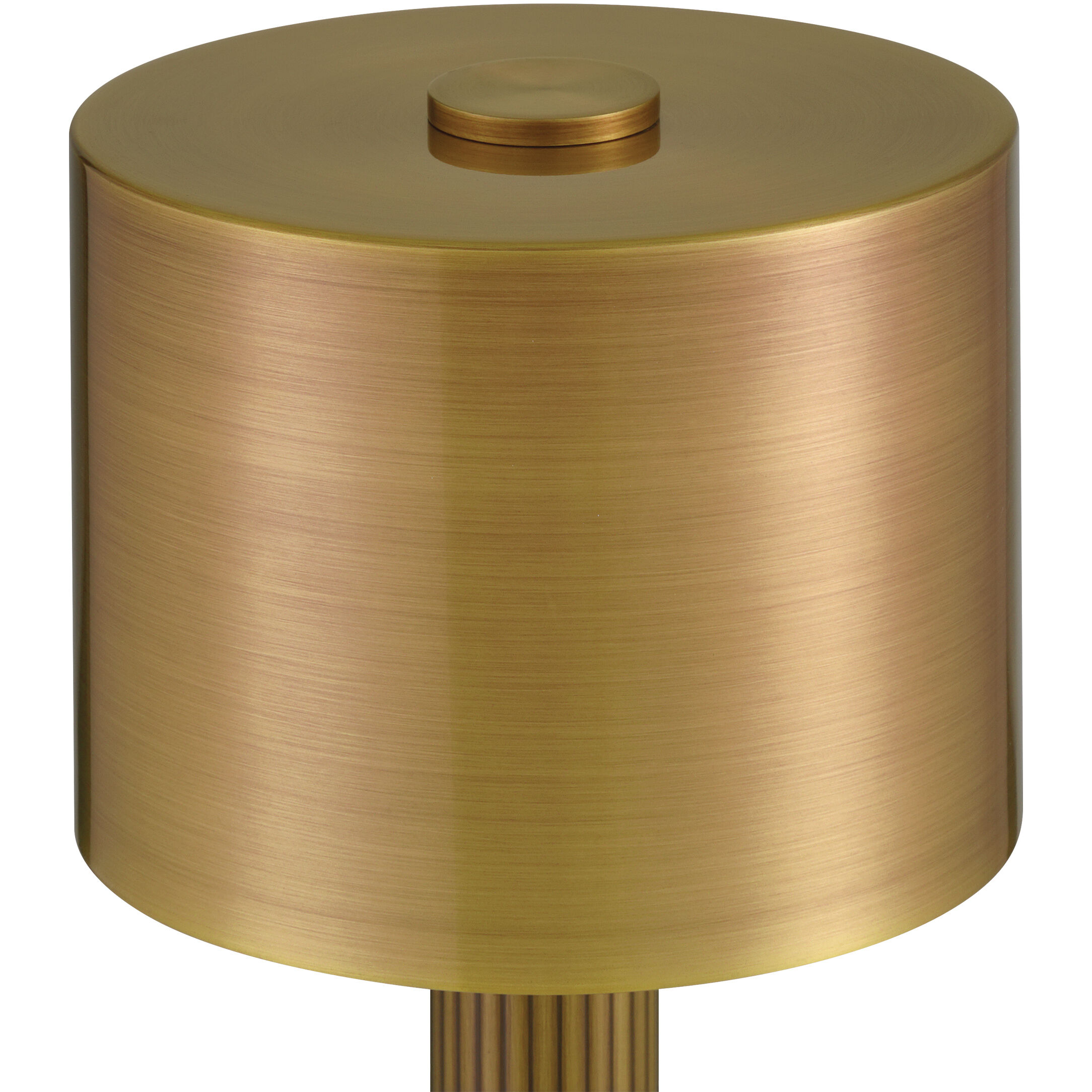 Traverse 13 inch 1.5 watt Brass Cordless Table Lamp Portable Light