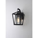 Artisan 1 Light 12.25 inch Black Outdoor Wall Mount