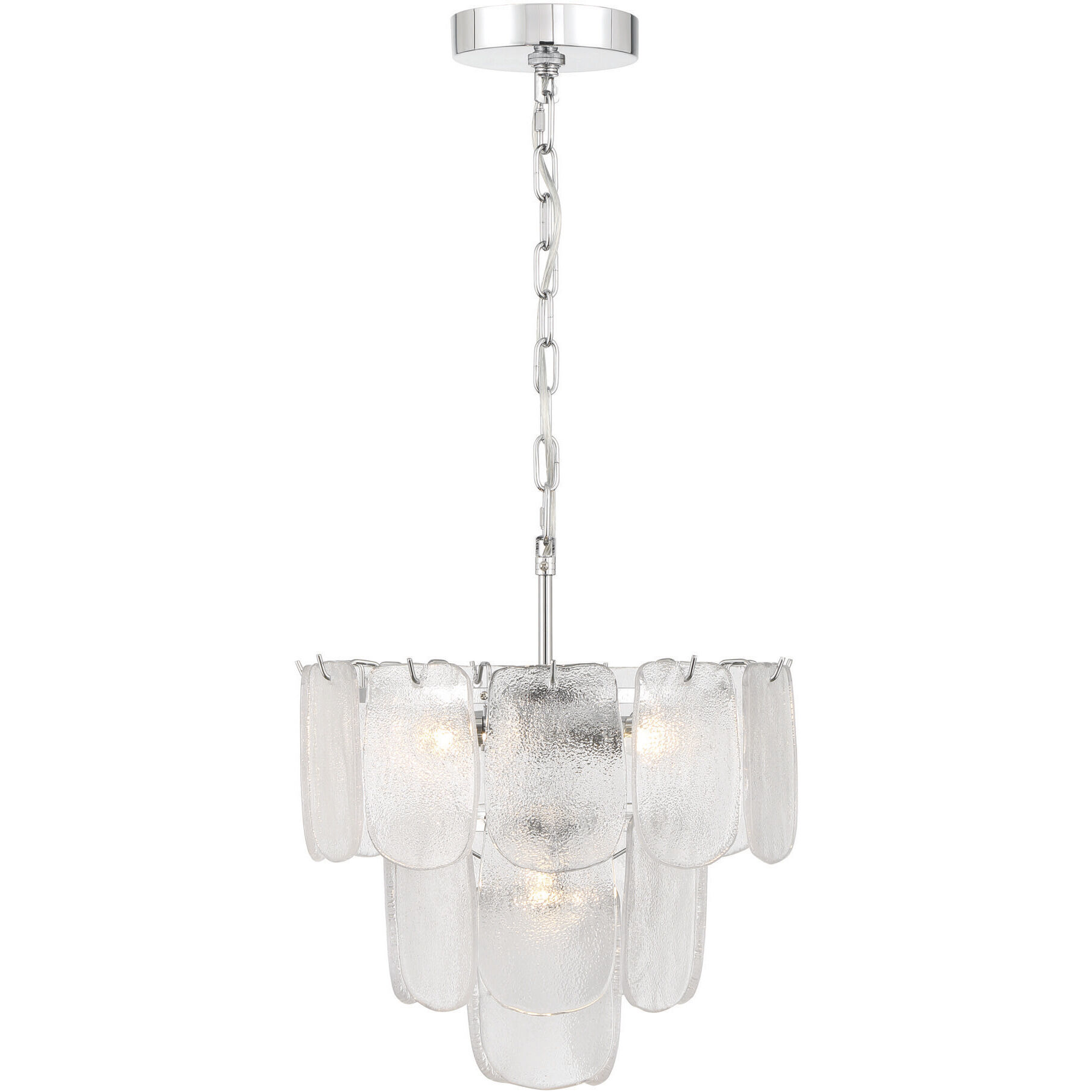 Bianca 5 Light 15.75 inch Polished Nickel Pendant Ceiling Light in Crystalline