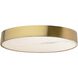 Walsh LED 20 inch Aged Brass Flush Mount Ceiling Light